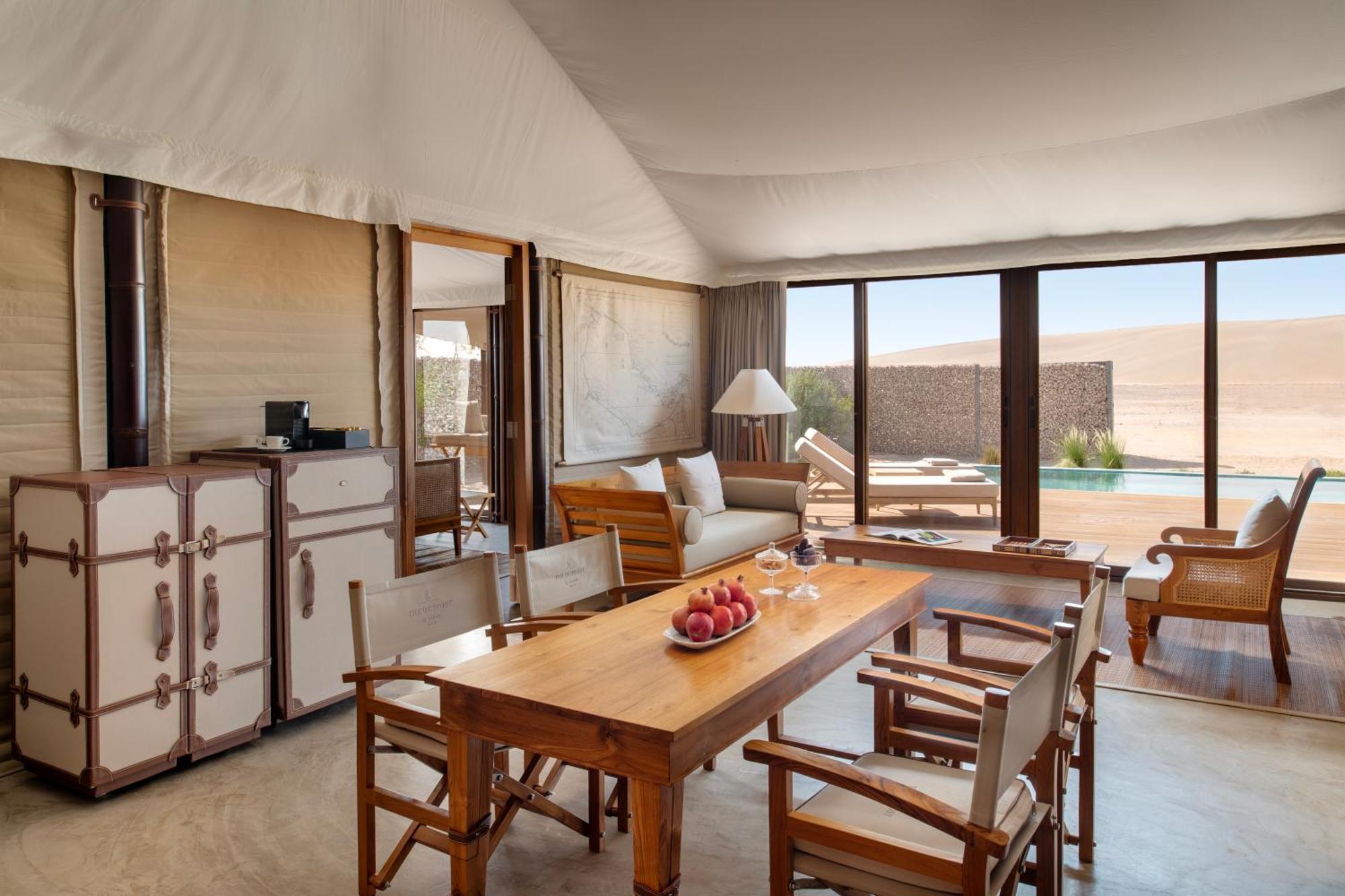 The Outpost Al Barari Camp Hotel Mesaieed Exterior photo