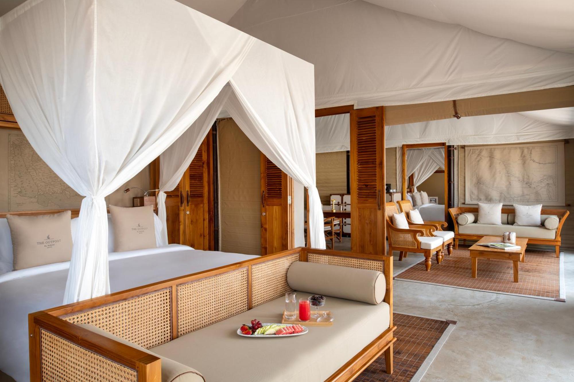 The Outpost Al Barari Camp Hotel Mesaieed Exterior photo