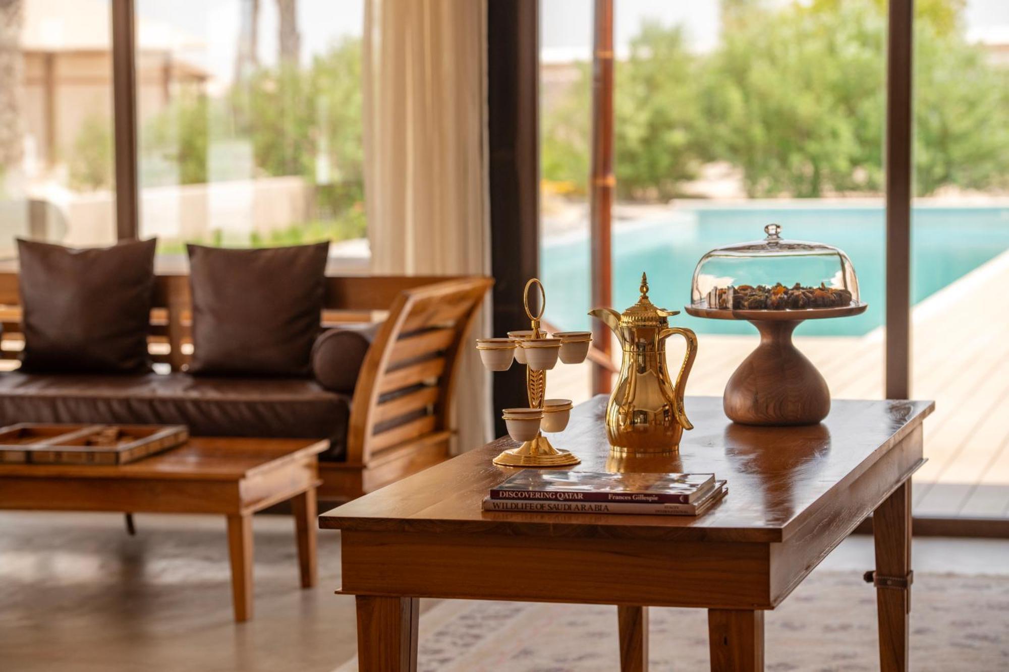 The Outpost Al Barari Camp Hotel Mesaieed Exterior photo