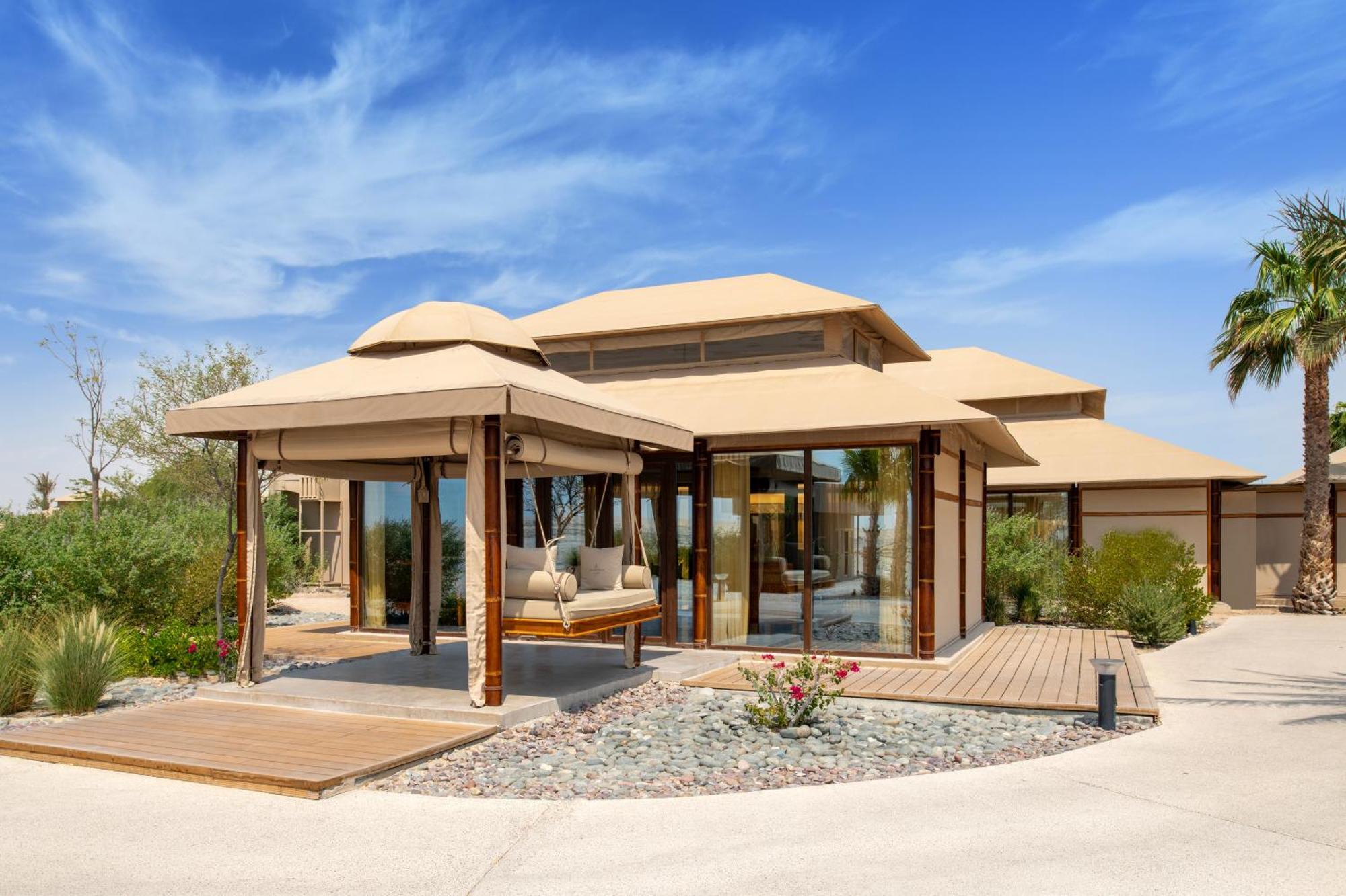 The Outpost Al Barari Camp Hotel Mesaieed Exterior photo